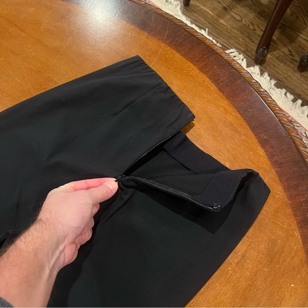 Rag & Bone Simone High Rise Cropped Stretch Pant Black 8 Slim Designer Office - Picture 10 of 16
